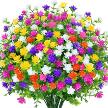 Load image into Gallery viewer, Vibrant 24 Bundles of Lifelike Boxwood Faux Flowers for Indoor &amp; Outdoor Decor