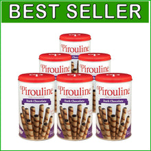 Load image into Gallery viewer, Delicious Dark Chocolate Rolled Wafers – Ideal for Dipping and Gifting – 6-pack