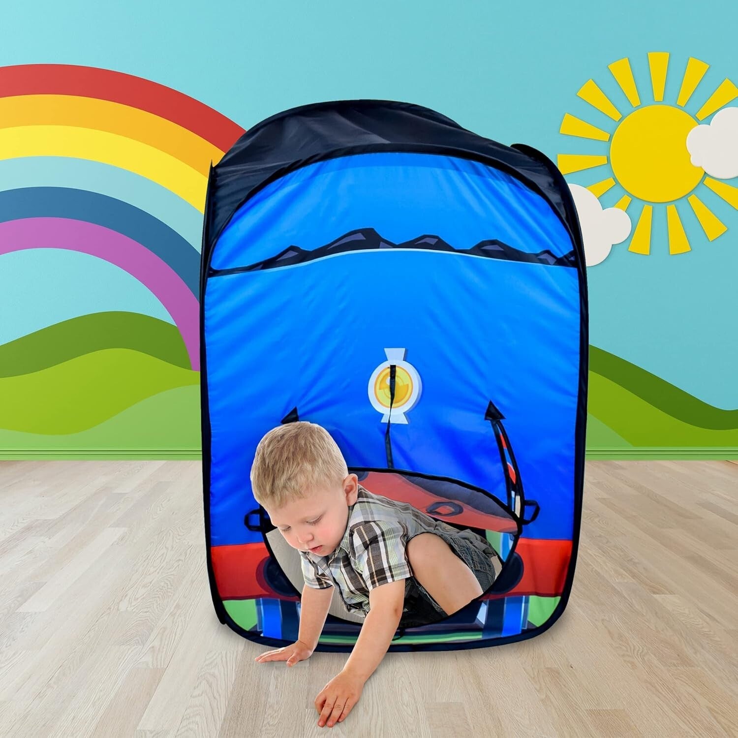 Durable Thomas & Friends Pop-Up Tent - Safe & Spacious Play for Young Conductors