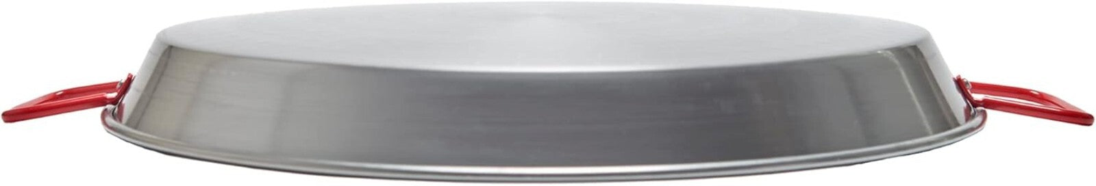 Versatile 16-Inch Carbon Steel Paella Pan - Perfect for Gas & Electric Stovetops