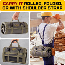 Load image into Gallery viewer, Versatile Tool Roll Organizer - Heavy-Duty Storage for Automotive &amp; Marine Needs