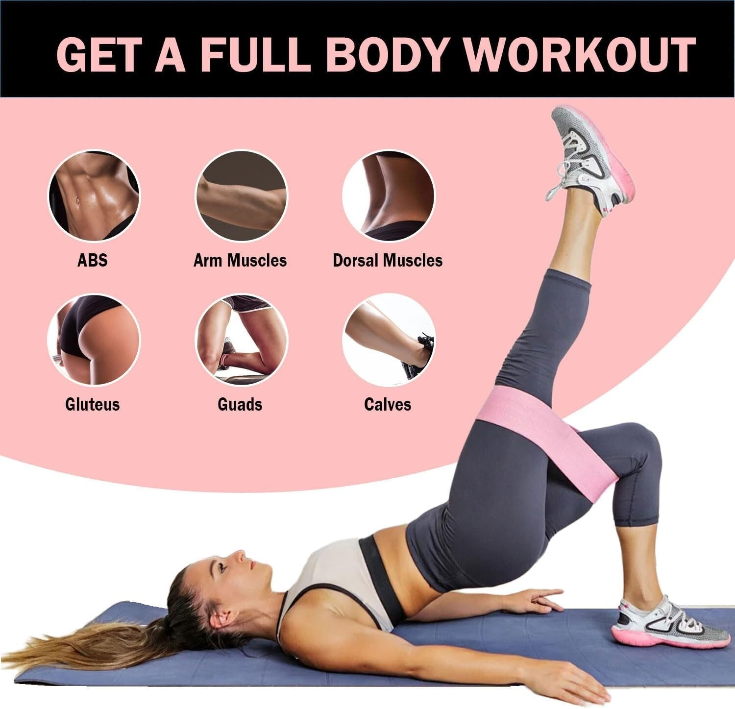 High-Quality Fabric Resistance Bands – Versatile Loop Bands for All Fitness