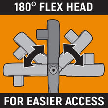 Load image into Gallery viewer, Versatile 84 Tooth Flex Head Ratchet Set - Enclosed Design for Durability