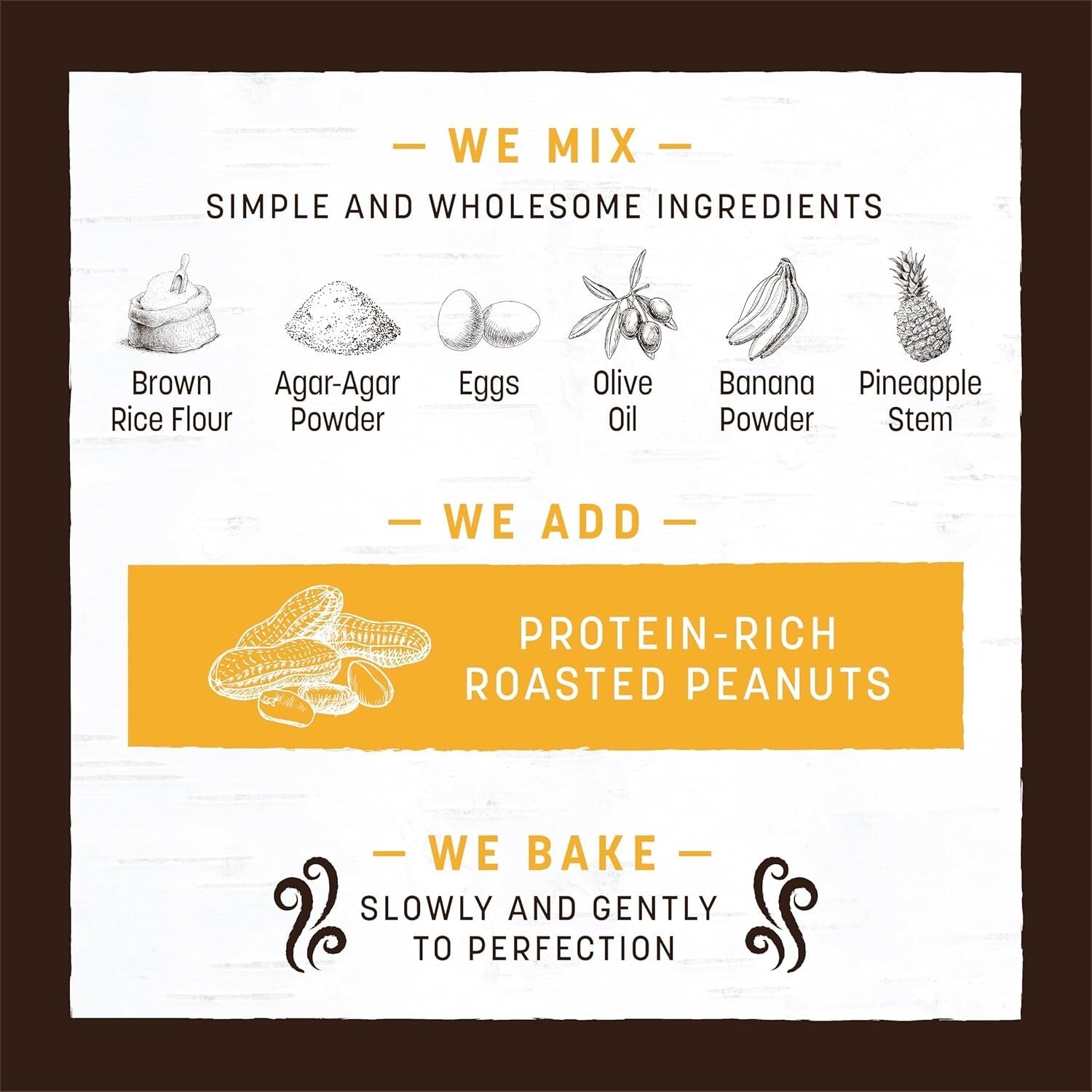 90 Natural Chew Sticks for Small Pets - Peanut Butter Flavor, Gentle on Stomachs