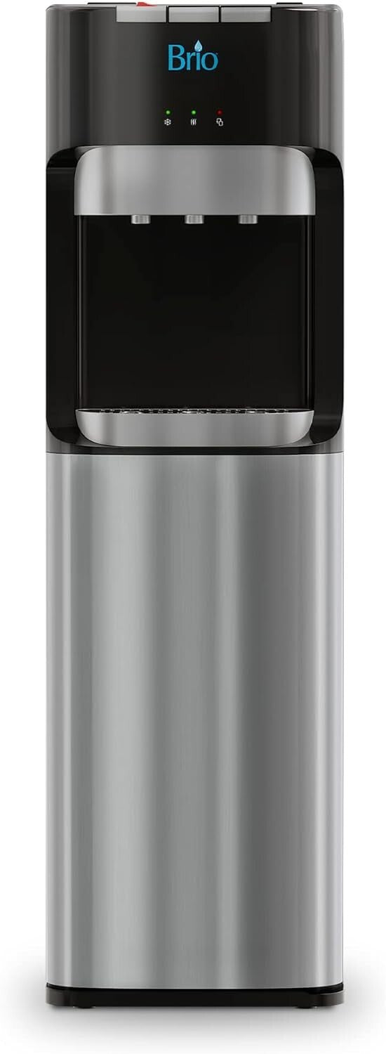 Bottom Loading Stainless Steel Water Cooler - 3 Temperatures, Child Safety Lock