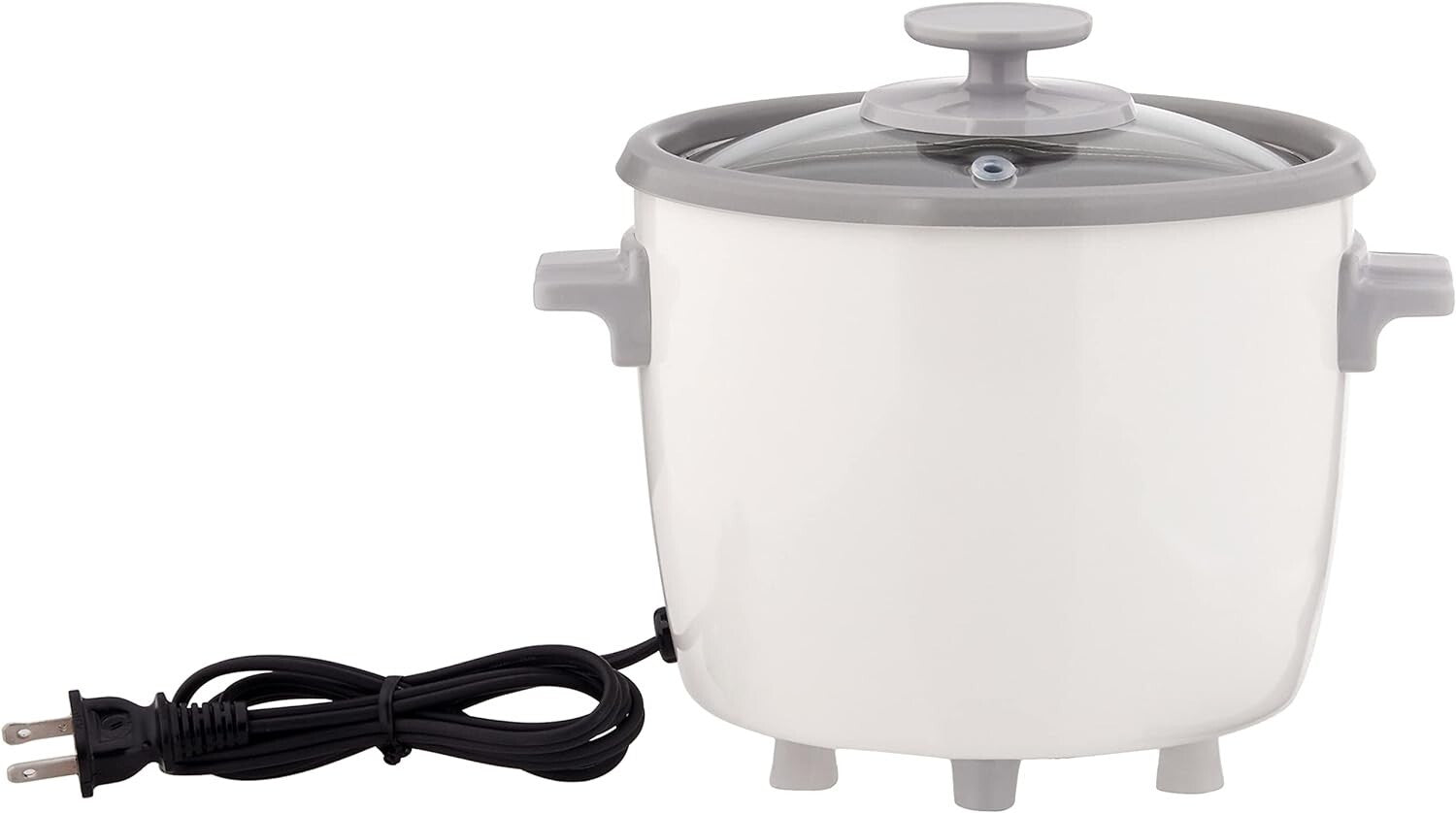Effortless 3-Cup Rice Cooker with Simple Switch Control & Measuring Tools