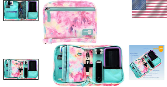 Stylish Omnipod Supply Case - Portable Diabetes Bag with Smart Organization