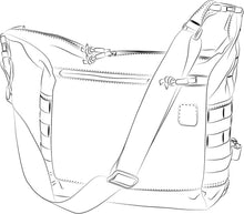 Load image into Gallery viewer, Lightweight 500D Cordura Bushcraft Satchel - Perfect for Outdoor Adventures