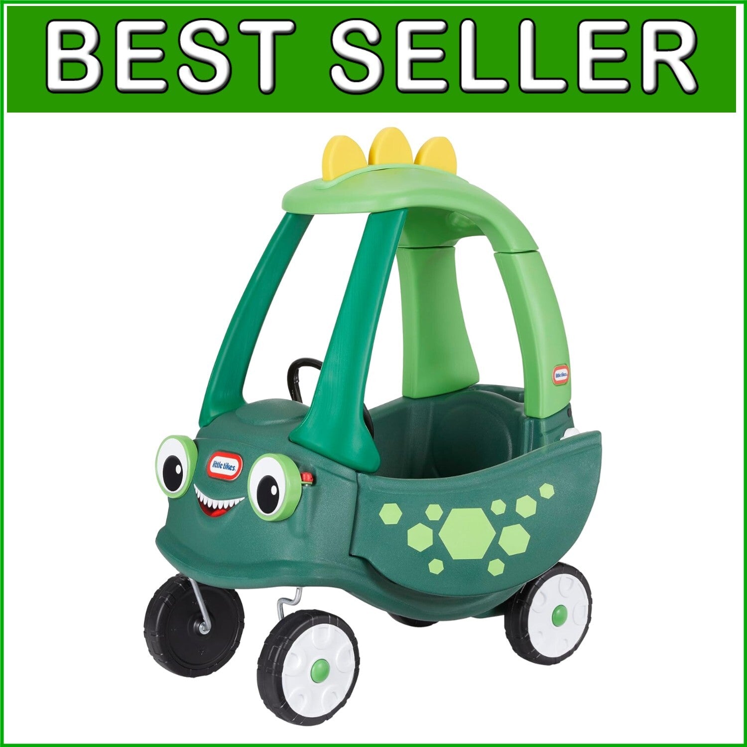 Exclusive Cozy Coupe Dinosaur Ride-On Toy for Active Toddlers - Fun Green Design