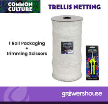 Load image into Gallery viewer, UVA Stabilized Heavy-Duty Garden Netting 6.5' x 350' with Trimming Scissors