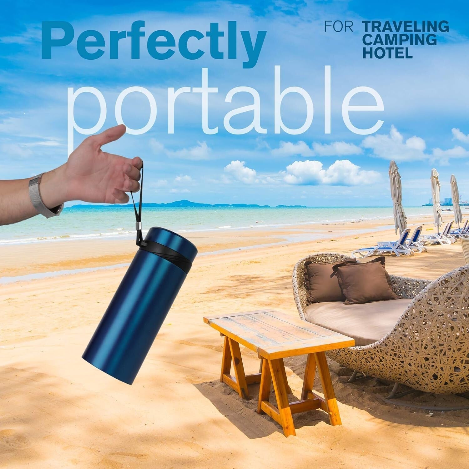 Diabetes Travel Case with USB Charger & Biogel Ice Pack - 900 ml Capacity