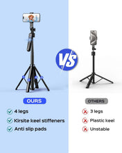 Load image into Gallery viewer, Lightweight Aluminum 3-in-1 Selfie Stick Tripod for Effortless Shooting