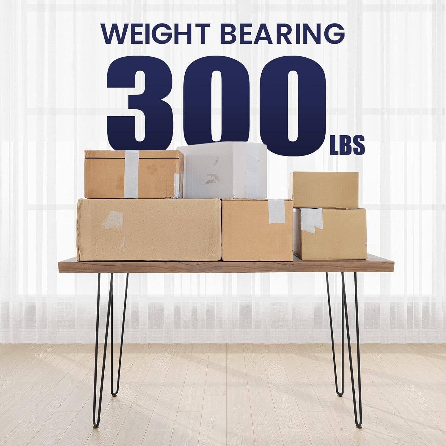 Heavy Duty 28 Inch Hairpin Table Legs for Stylish Dining and Coffee Tables