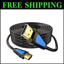 Load image into Gallery viewer, Durable 100 ft HDMI Cable with No Signal Amplifier Needed - Big OD 9.0mm