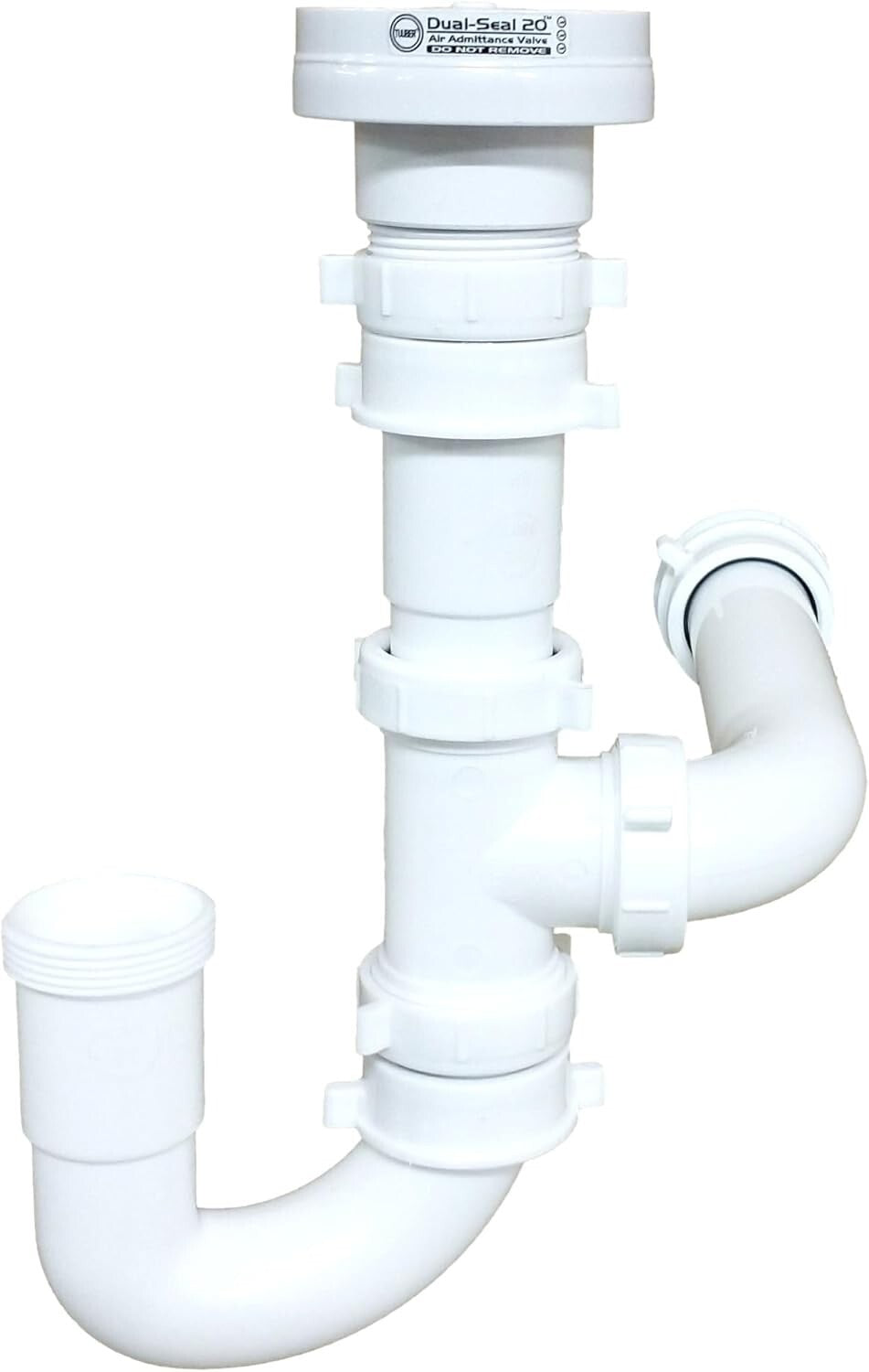1-1/2" Air Admittance Valve Trap Assembly Kit with Dual Sealing Protection