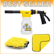 Load image into Gallery viewer, Garden Hose Foam Cannon with Microfiber Mitt for Scratch-Free Car Cleaning