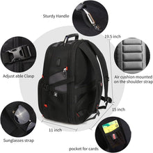 Load image into Gallery viewer, Extra Large 50L College &amp; Business Backpack with USB Charging - Fits 17" Devices
