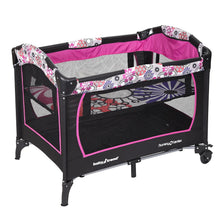 Load image into Gallery viewer, Lightweight Nursery Center Playard in Floral Garden – Ideal for Toddlers