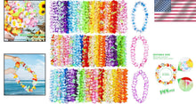 Load image into Gallery viewer, Vibrant Hawaiian Garland Necklaces - 144 Pieces for Luau and Tropical Parties