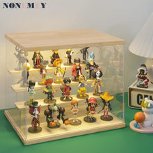 Load image into Gallery viewer, Clear Acrylic Display Case Stand with LED Lighting - Elegant 4-Tier Organizer