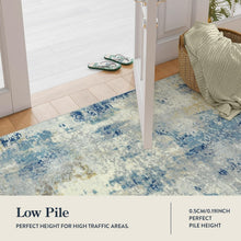 Load image into Gallery viewer, Stylish 4x6 Washable Abstract Rug - Soft Faux Wool for Living Room &amp; Bedroom