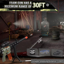 Load image into Gallery viewer, Complete Foam Blaster Set: Sniper Rifle with Scope &amp; 100 Bullets for Teens