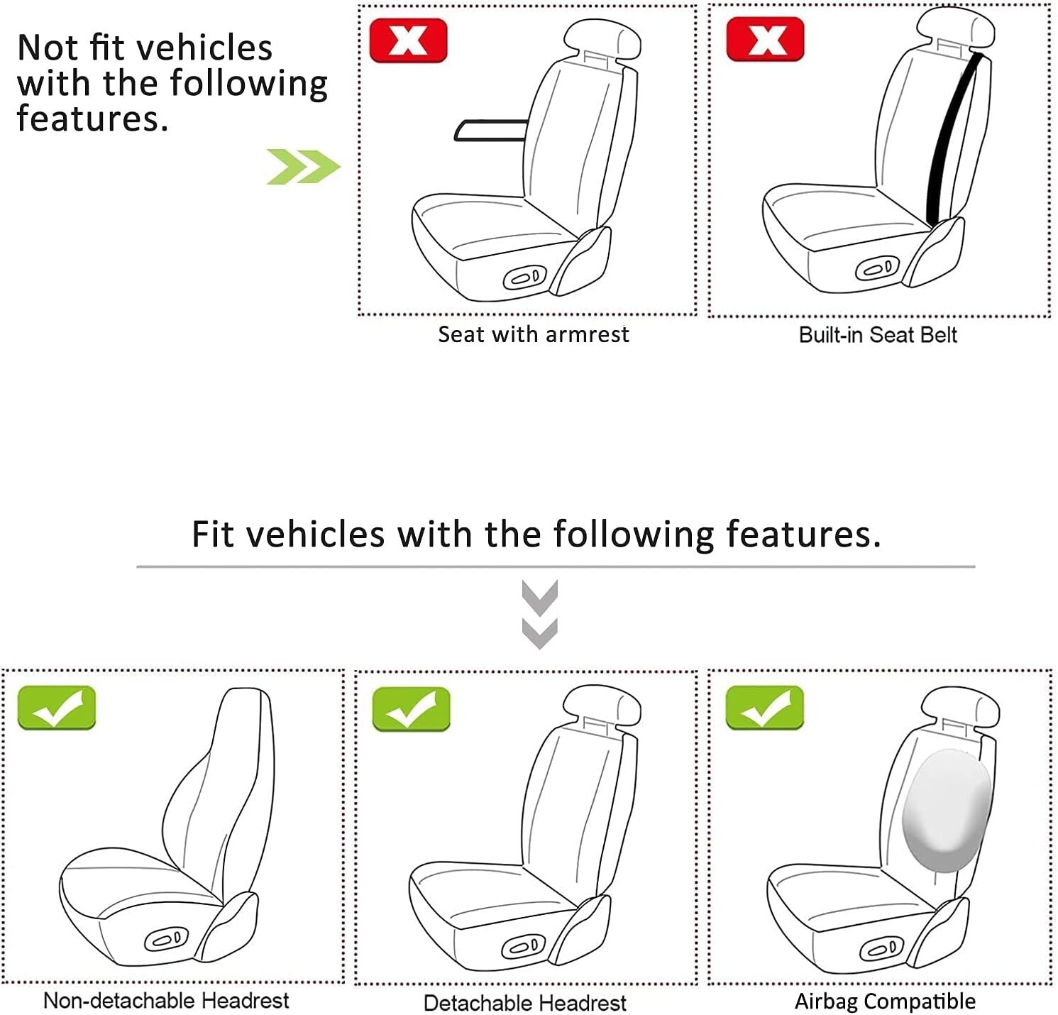 Durable Leather Car Seat Covers - Elegant Protection for All Vehicle Models