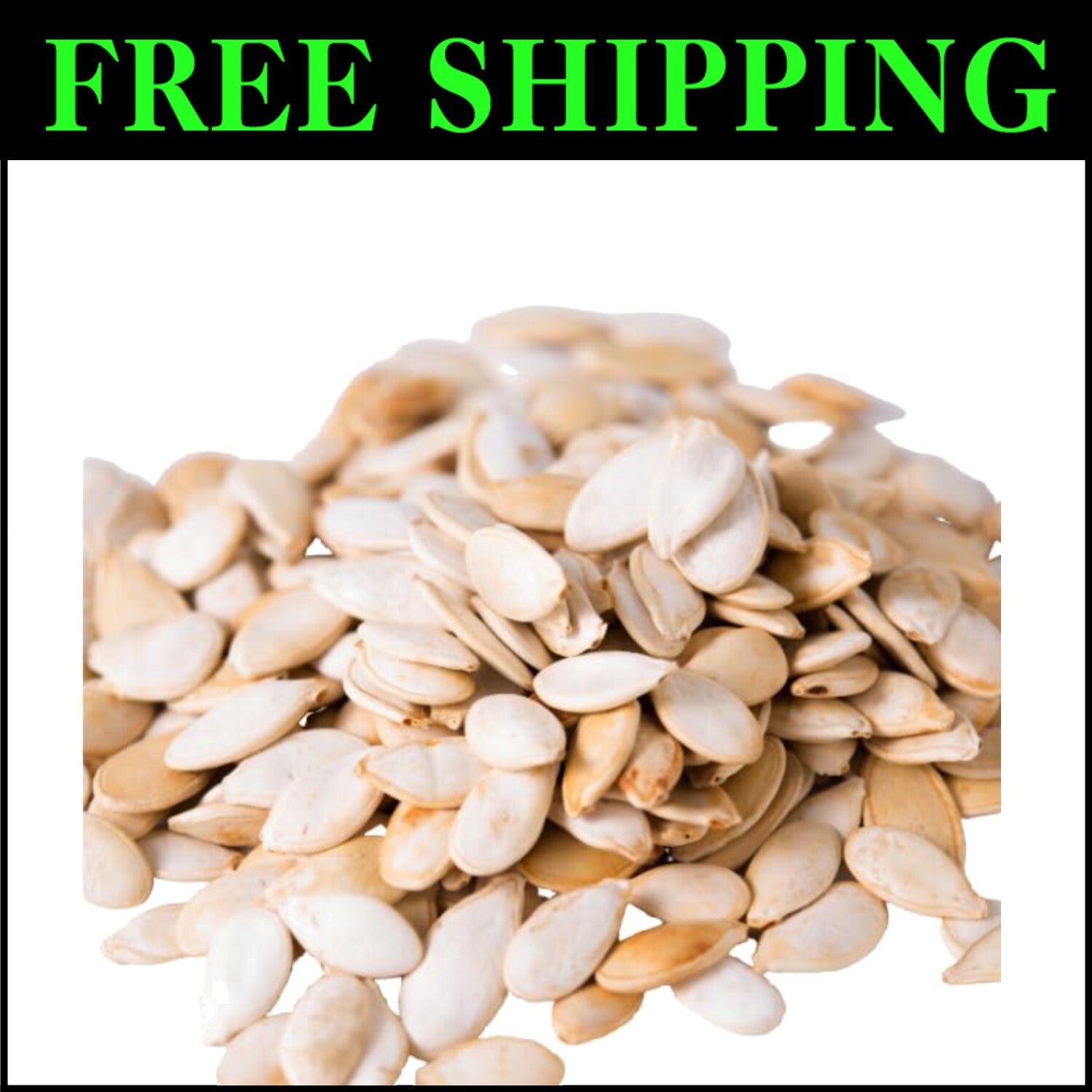 Vegan & Kosher 4 LB Roasted Whole Pumpkin Seeds – Crunchy Allergen-Free Snack