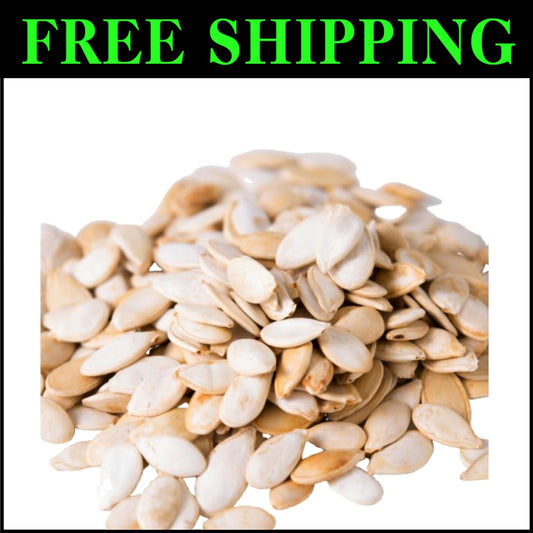 Vegan & Kosher 4 LB Roasted Whole Pumpkin Seeds – Crunchy Allergen-Free Snack