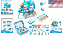 Load image into Gallery viewer, D3 Pro Coding Robot Kit – 12 Models, Bluetooth Coding Pad &amp; 388 Building Pieces
