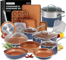 Load image into Gallery viewer, Ultimate 20-Pc PFOA-Free Non-Stick Cookware &amp; Baking Set for Healthy Cooking