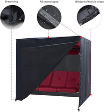 Load image into Gallery viewer, UV-Resistant Outdoor Swing Cover - Premium Protection for 3-Seater Hammocks