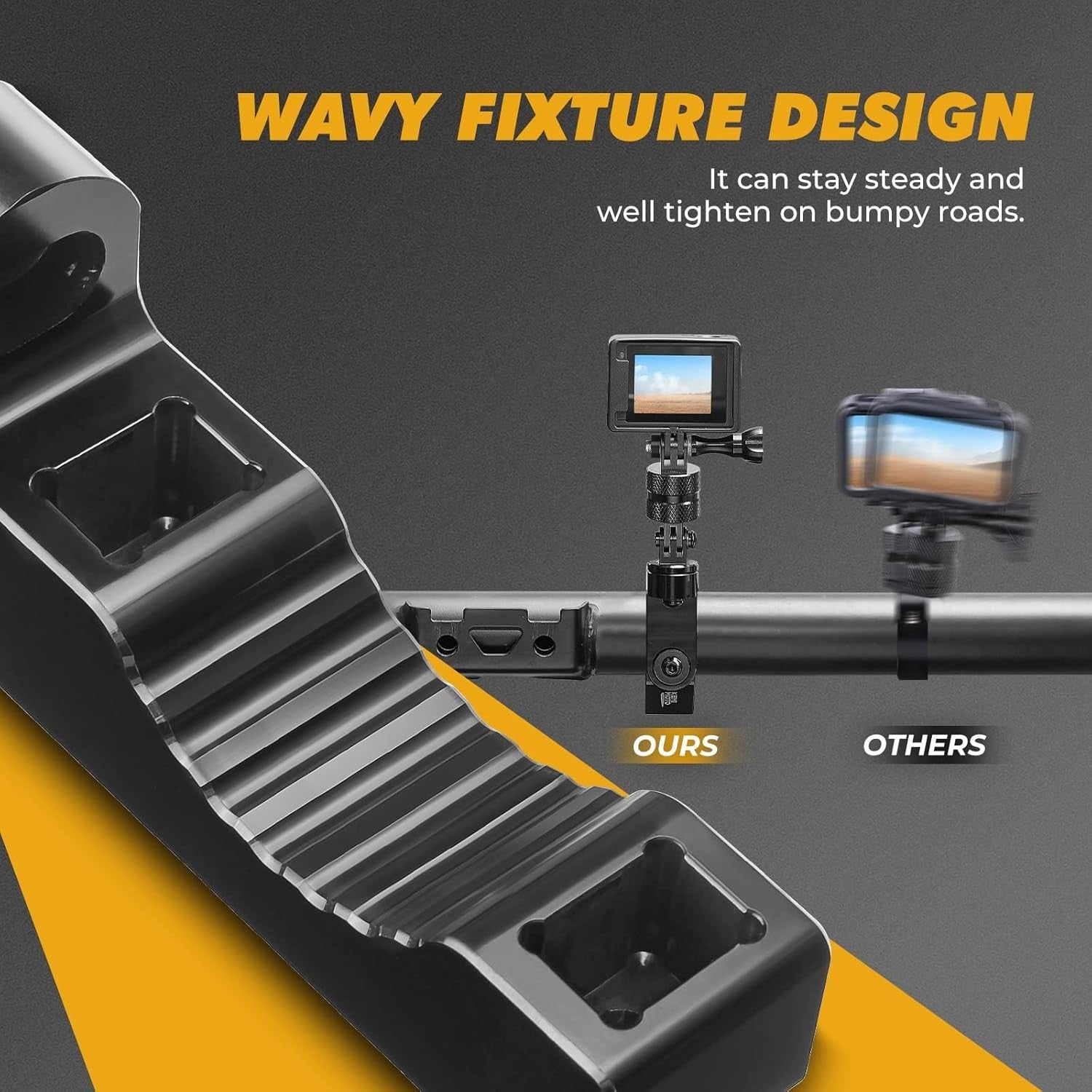 Enhanced 360° UTV ATV Camera Mount for Adventure Recording - Compatible & Stable