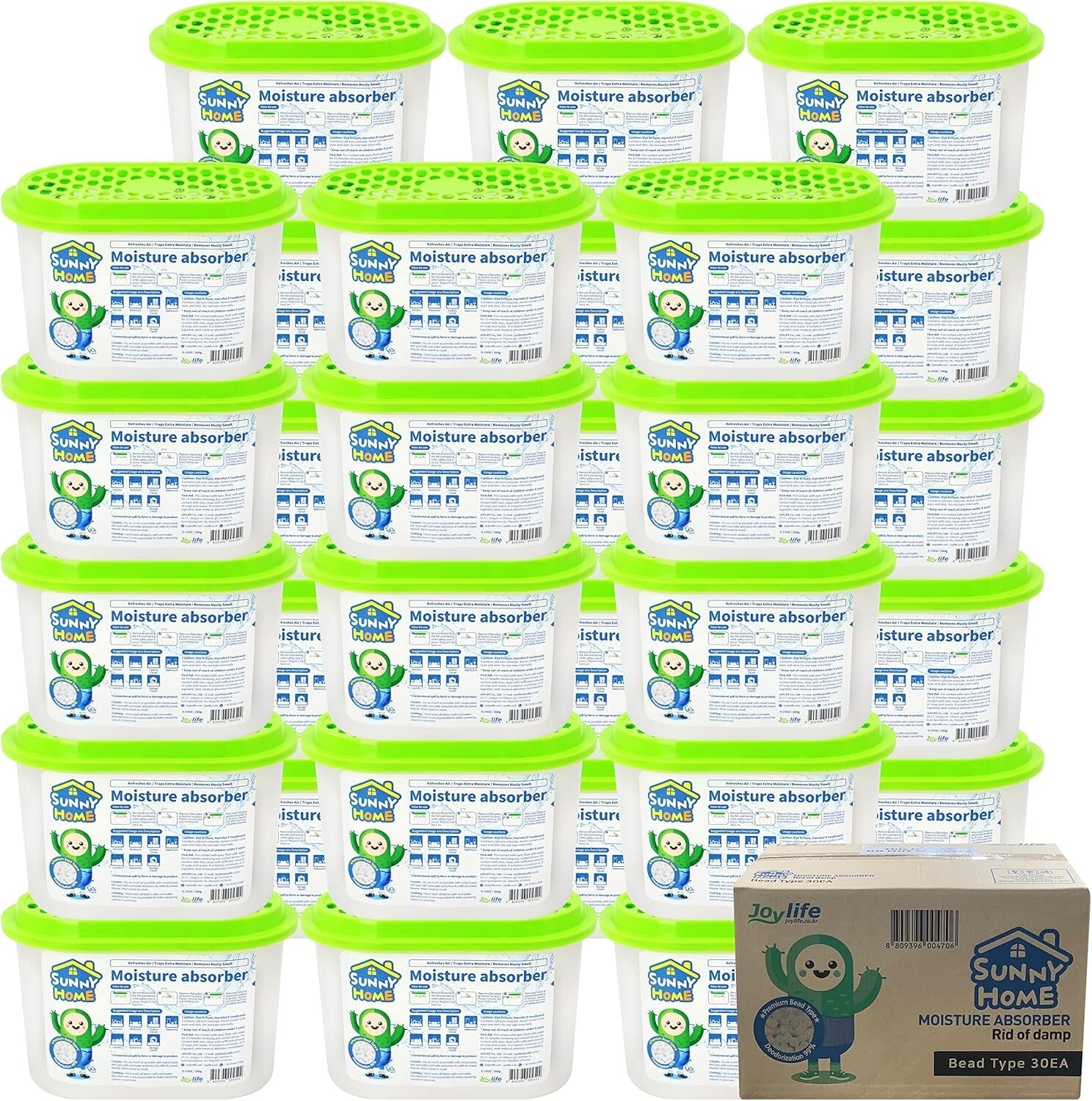 Portable 30 Pack Dehumidifiers - 17.7oz Moisture Absorbers for Home and Cars