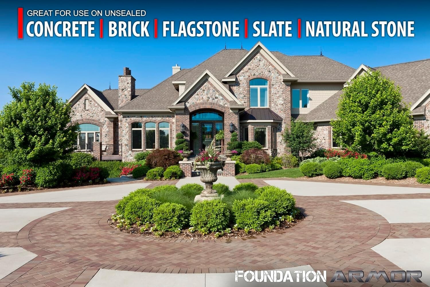 Professional Grade 5-Gallon Clear Water Repellent Sealer for Masonry Surfaces