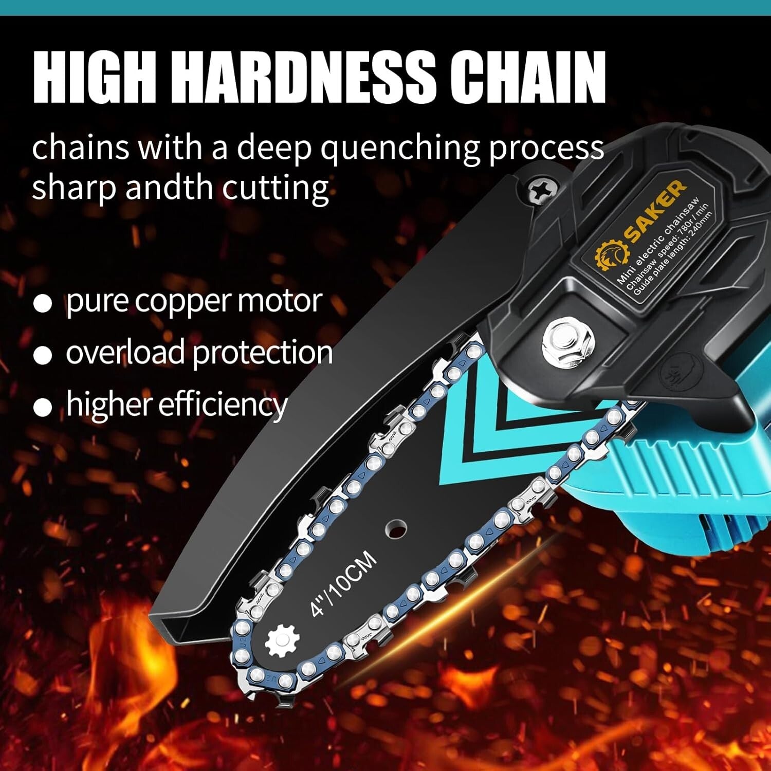 Lightweight Mini Chainsaw - Cordless Electric Pruning Tool for Garden & Home