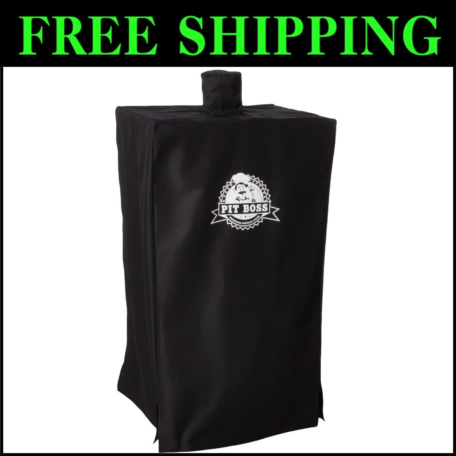 Durable 5-Series Vertical Smoker Cover in Black – Protect Your Grill Investment