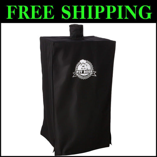 Durable 5-Series Vertical Smoker Cover in Black – Protect Your Grill Investment