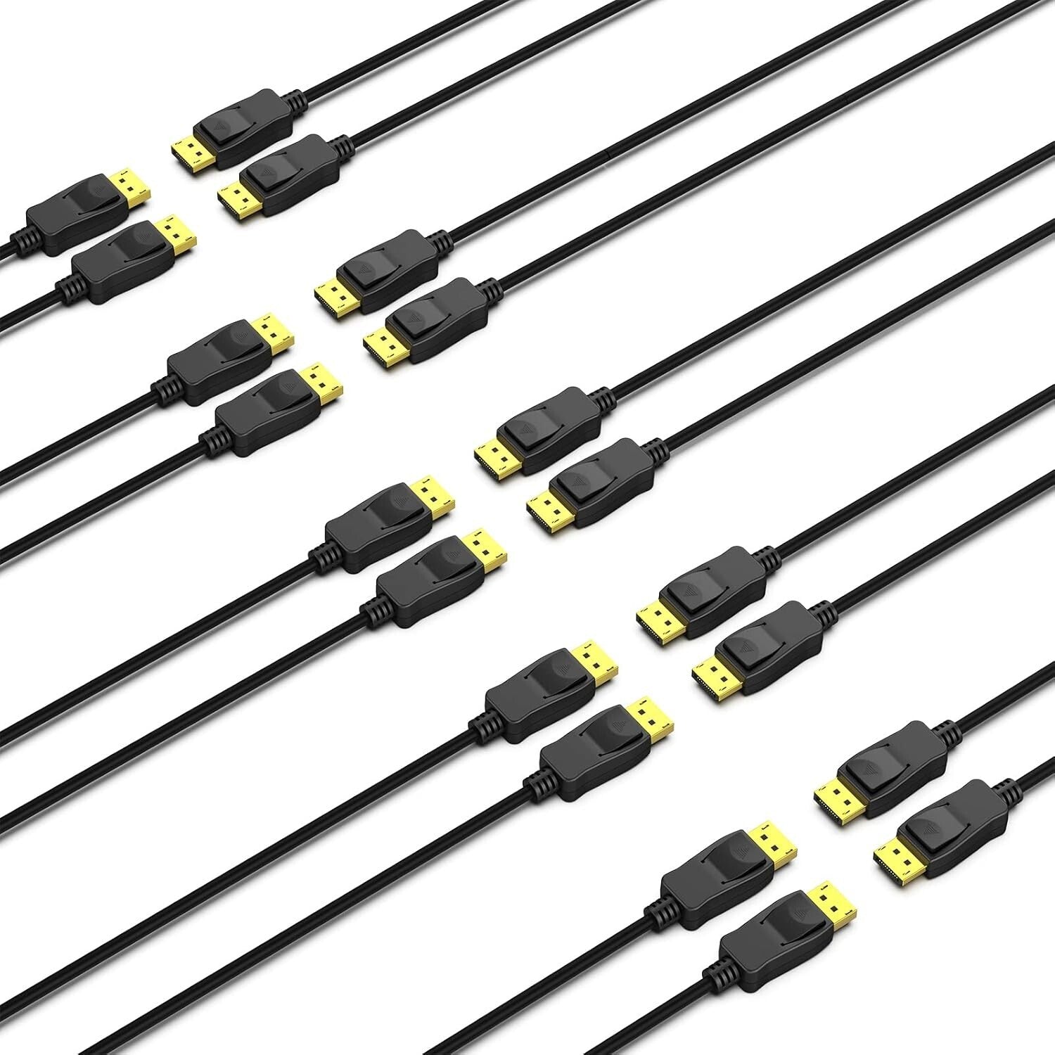 High-Speed 6FT DisplayPort to DisplayPort Cable - Ideal for Gaming & Streaming