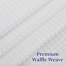 Load image into Gallery viewer, Luxury No Hook Waffle Weave Shower Curtain with Snap-In Liner for Easy Install