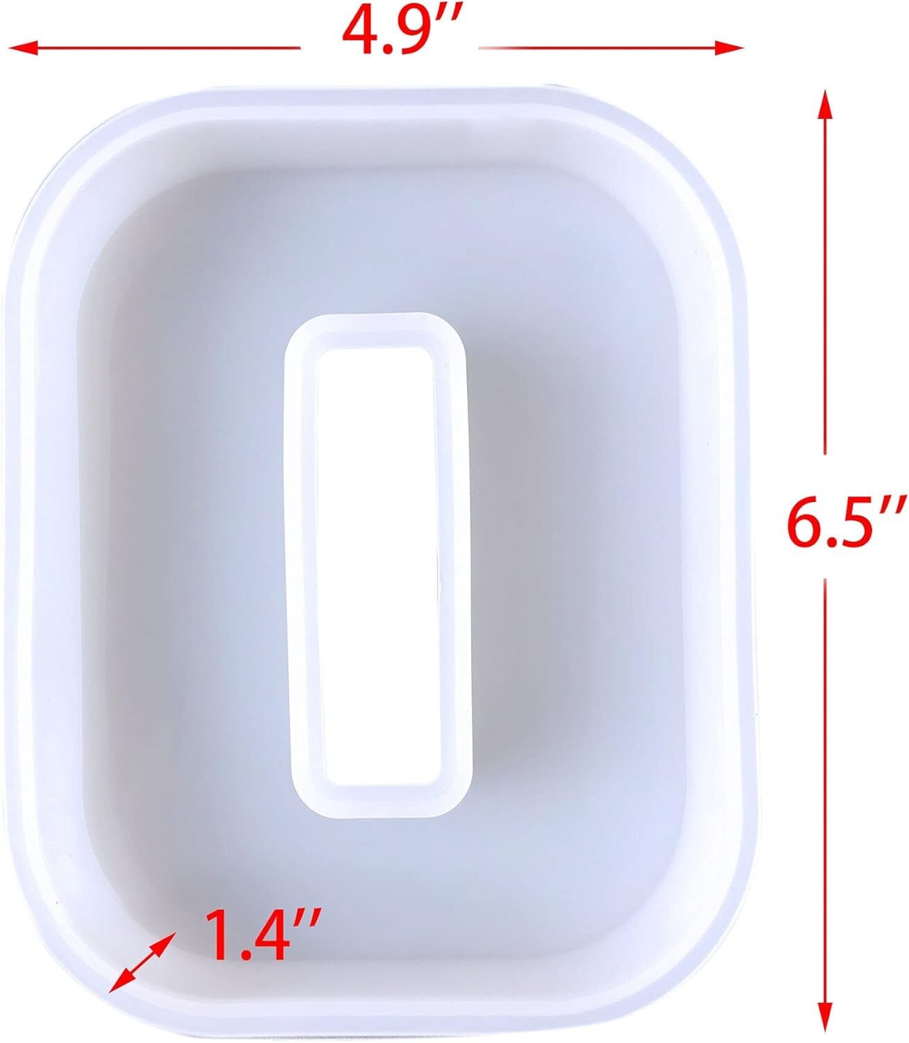 Versatile 6-Inch Silicone Alphabet Mold for Candles, Soap, & Resin - 26 Pack