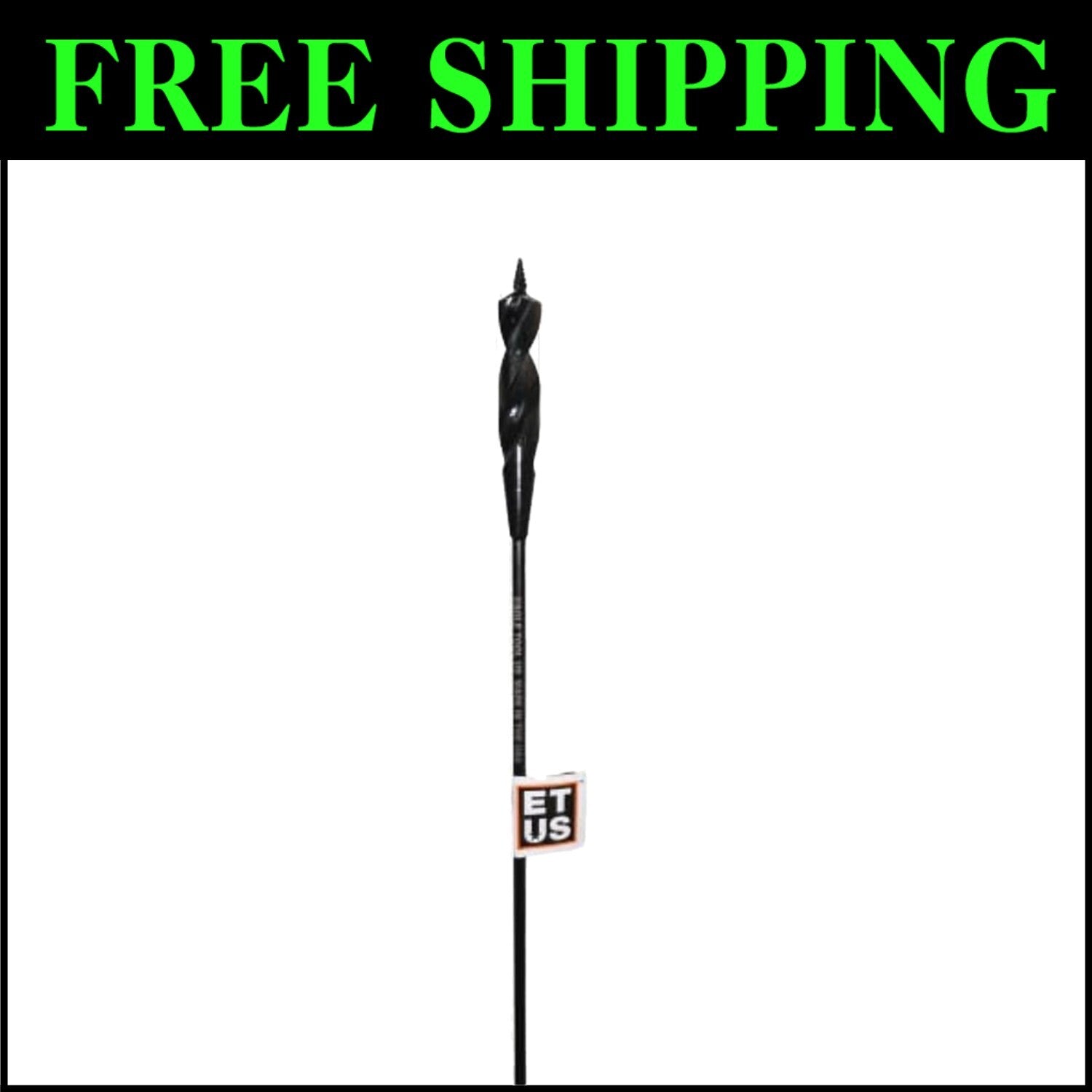 Self-Feeding Screw Point Installer Drill Bit, 1/4-Inch Shank, 54 Inches Long