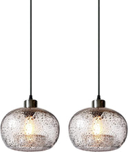 Load image into Gallery viewer, Adjustable Pendant Lights with Marble Clear Finish - Ideal for Kitchen &amp; Dining