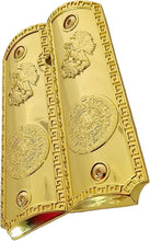 Load image into Gallery viewer, Luxury Gold-Plated 1911 Grips for Colt, Rock Island &amp; More - Ambidextrous Design