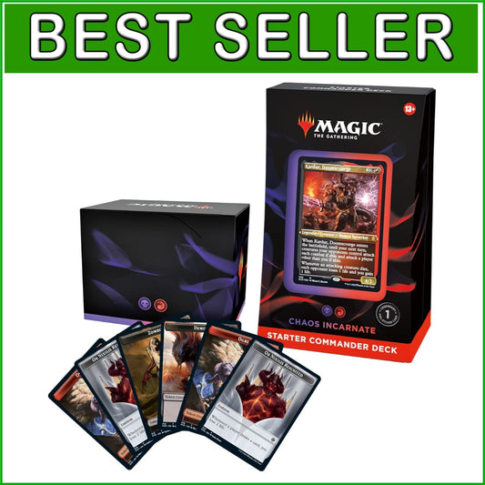 Magic: The Gathering Commander Deck - Chaos Incarnate | 100 Cards, Ready-to-Play