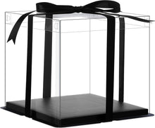 Load image into Gallery viewer, Elegant Clear Cake Packaging - 6 Tall Boxes, Ideal for Weddings &amp; Parties