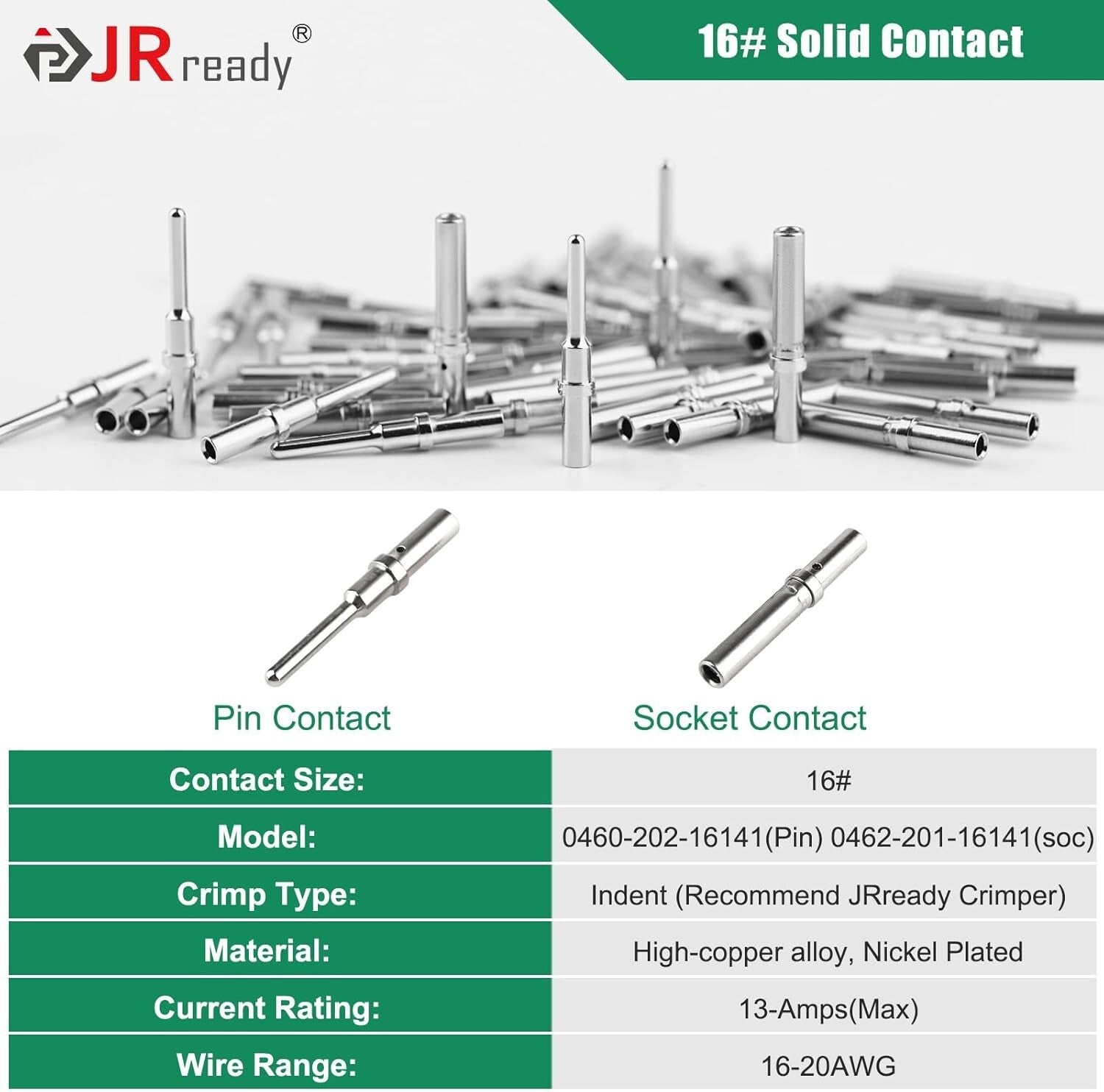 Deutsch Connector Kit: IP68 Waterproof DT Connectors & ACT-M202 Crimp Tool Set