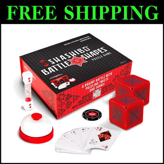 Vibrant Battle Shapes Puzzle Game with Exclusive Editions - Perfect Holiday Gift