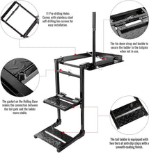 Load image into Gallery viewer, Telescopic Handrail Tailgate Step Ladder - Easy Install for Trucks &amp; Trailers