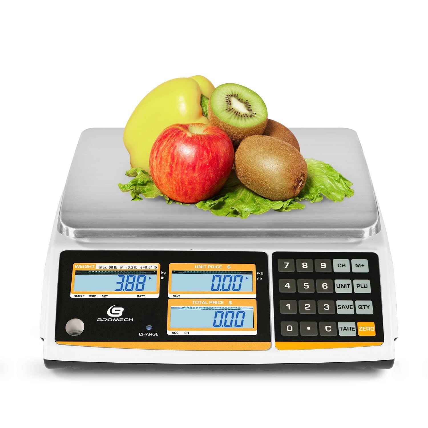 60lb Rechargeable Price Computation Scale for Deli & Market Use - NTEP Approved